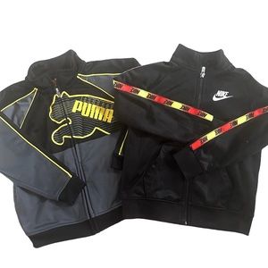 Toddler Boy‎ Track Jacket Lot Nike Puma size 4T